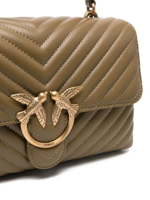 PINKO Classic Lady Love tote bag - Green
