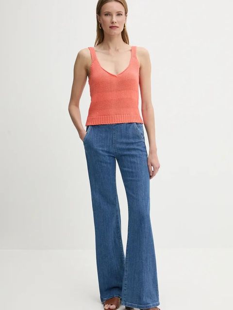 United Colors of Benetton jeansy damskie high waist 4TUTDF06V - zdjęcie produktu nr 2