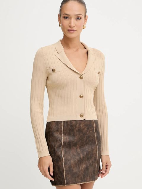 Guess kardigan FELICITY damski kolor beżowy lekki W5YR11 Z0130 - zdjęcie produktu nr 1