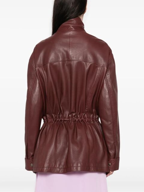 Chloé leather coat - Brown - zdjęcie produktu nr 2