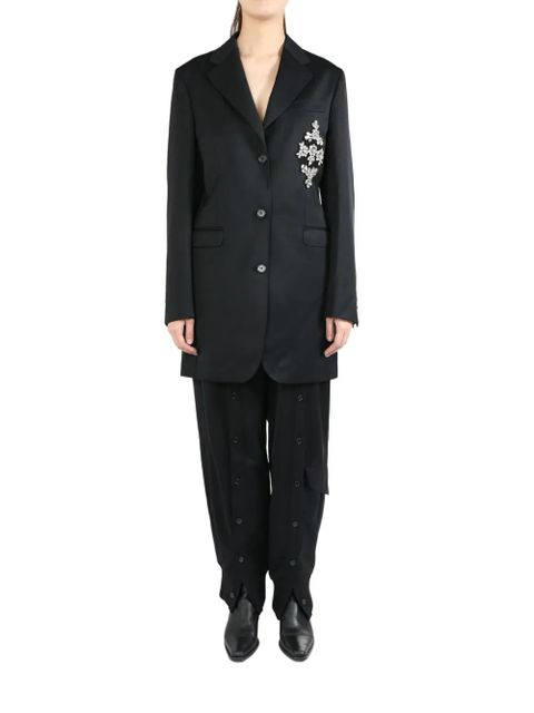 Simone Rocha crystal-embellished jacket - Black - zdjęcie produktu nr 1