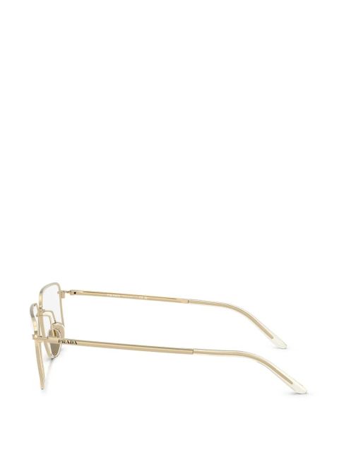Prada Eyewear square-frame glasses - Gold