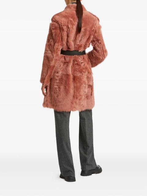 Yves Salomon lamb-fur coat - Pink - zdjęcie produktu nr 2