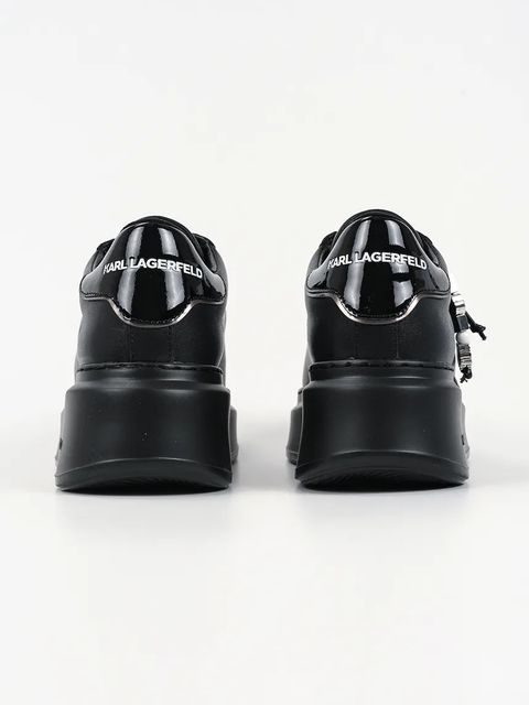 Karl Lagerfeld sneakersy skórzane ANAKAPRI damskie kolor czarny KL63516 - zdjęcie produktu nr 2