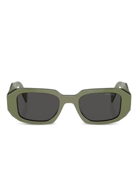 Prada Eyewear geometric-frame sunglasses - Green - zdjęcie produktu nr 1