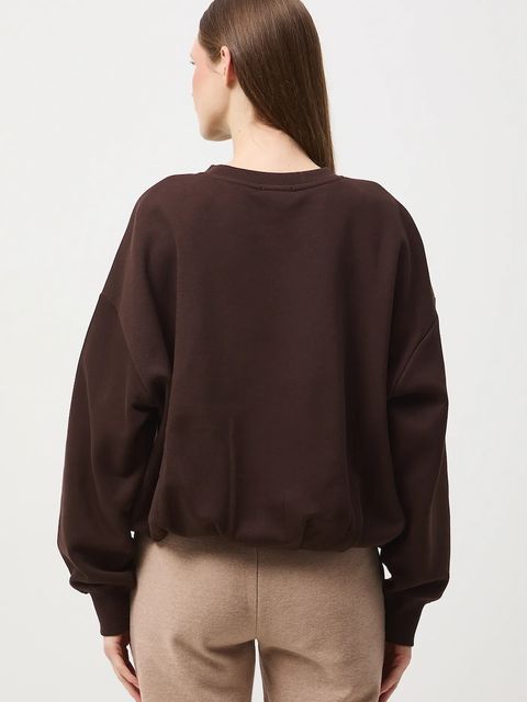 Medicine bluza damska kolor brązowy gładka