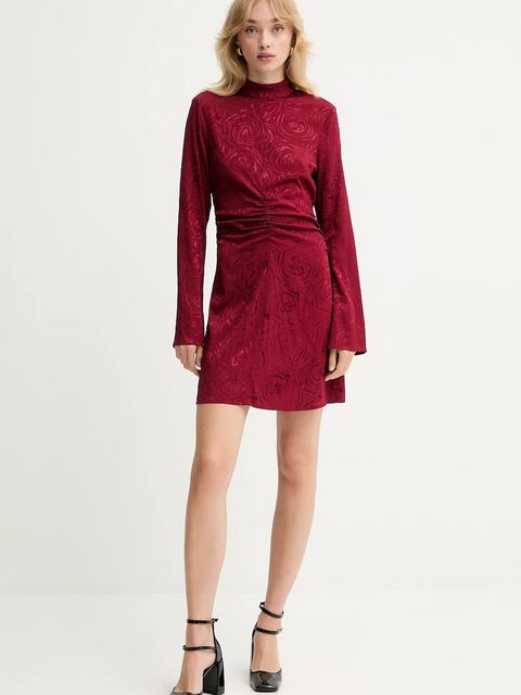 Gestuz sukienka kolor czerwony mini rozkloszowana 10910606 - zdjęcie produktu nr 2