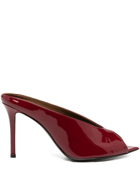 Giuseppe Zanotti 80mm peep-toe pumps - Red - zdjęcie produktu nr 1