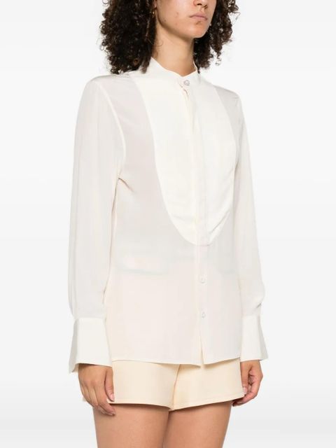 Victoria Beckham panelled silk blouse - Neutrals