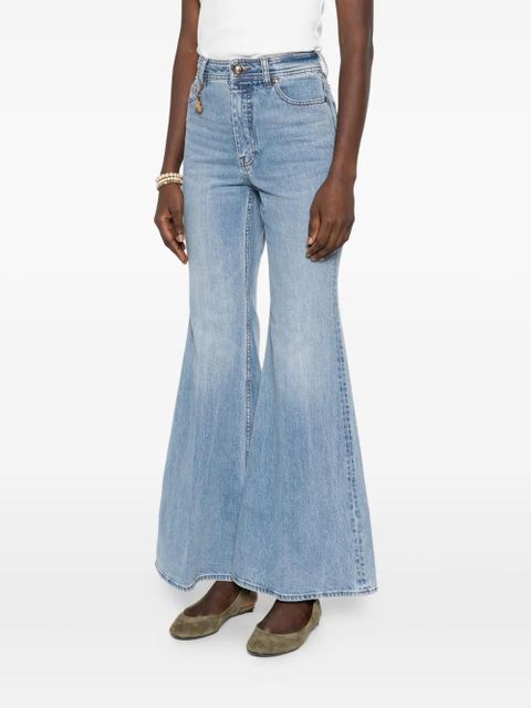 ZIMMERMANN charm flared jeans - Blue