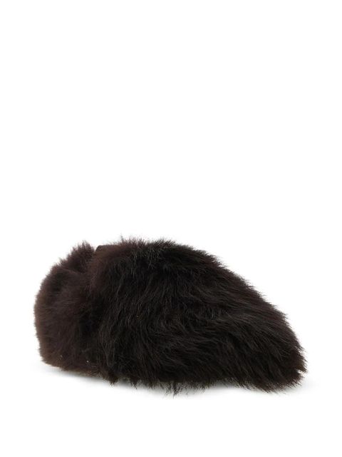 Tod's Gommino sheep fur loafers - Brown