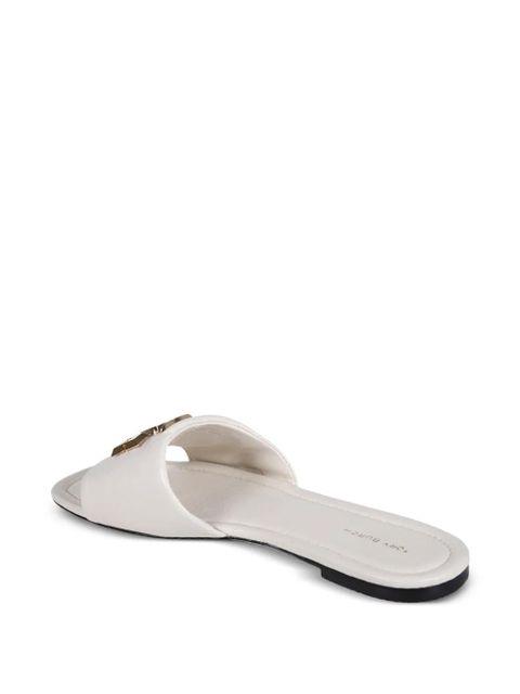 Tory Burch Eleanor logo-plaque sandals - Neutrals