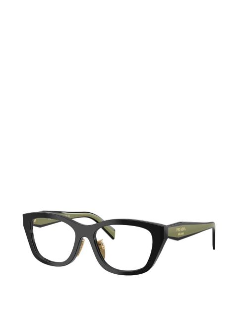 Prada Eyewear rectangle-frame glasses - Black - zdjęcie produktu nr 2