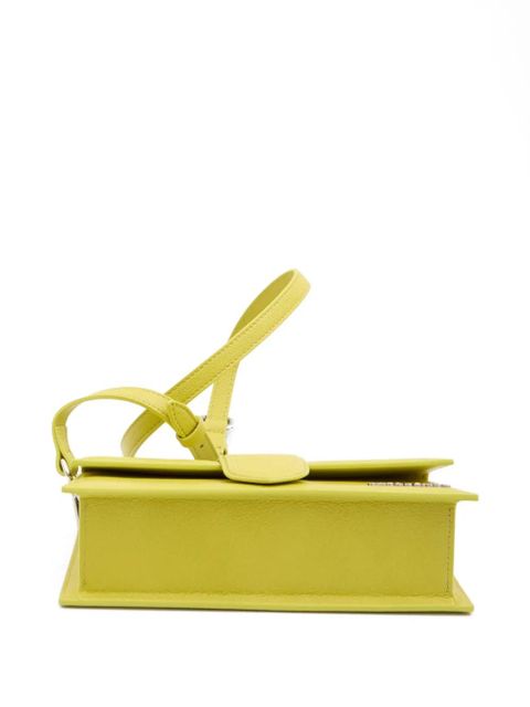 Jacquemus Bambino top handle leather tote bag - Green - zdjęcie produktu nr 2