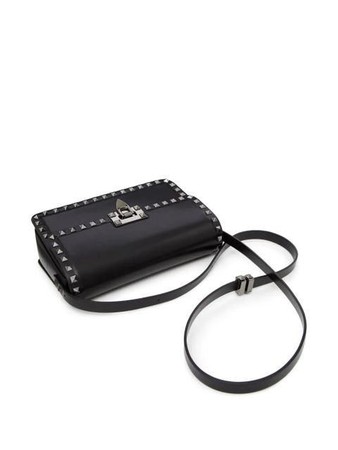 Valentino Garavani Rockstud23 leather shoulder bag - Black