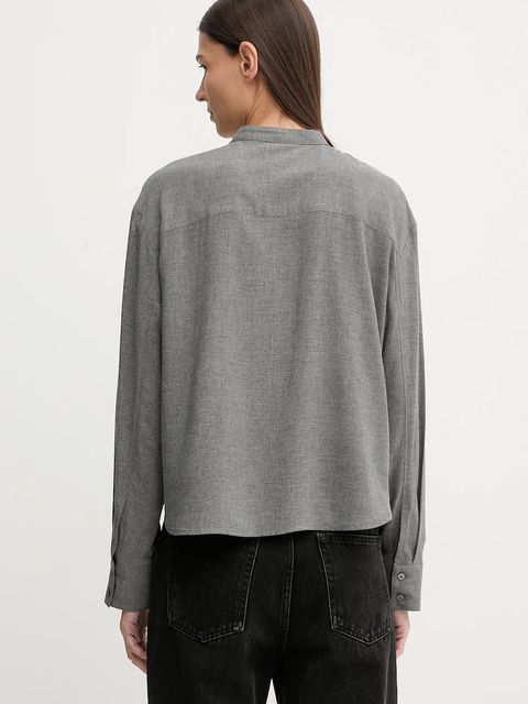 Marc O'Polo koszula damska kolor szary regular 600088042277 - zdjęcie produktu nr 2