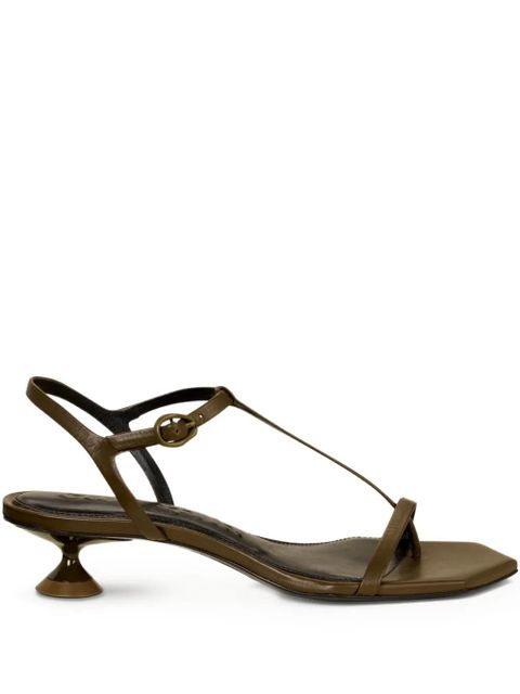 Cult Gaia 35mm Trevi sculpted-heel sandals - Green - zdjęcie produktu nr 1