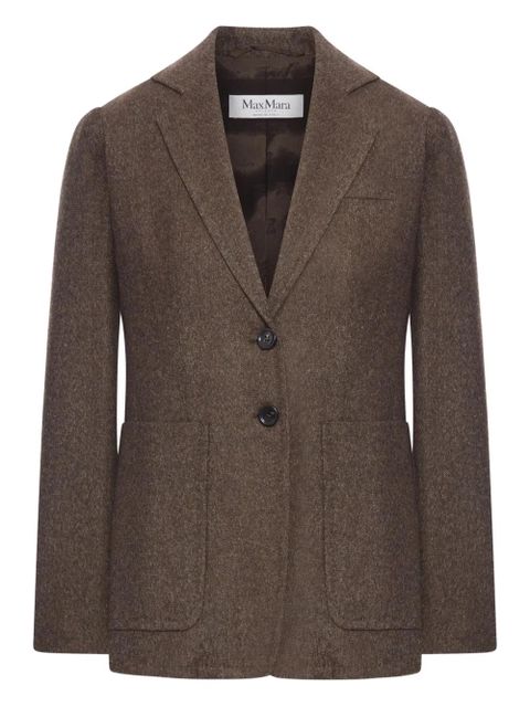 Max Mara buttoned patch-pocket jacket - Brown - zdjęcie produktu nr 1