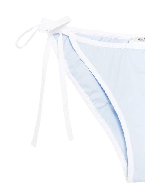Miu Miu tie-side briefs - Blue