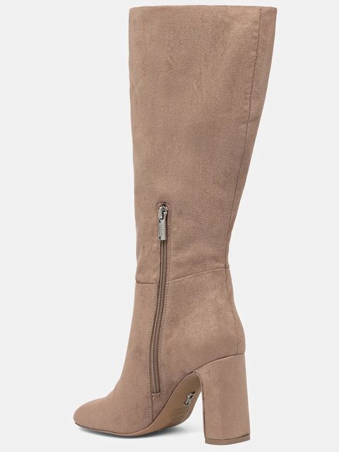 Steve Madden kozaki Speedway damskie kolor beżowy na słupku 11003284 - zdjęcie produktu nr 2