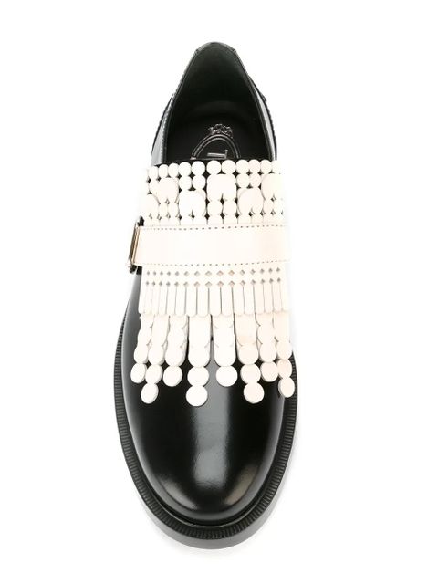 Tod's fringed loafers - Black