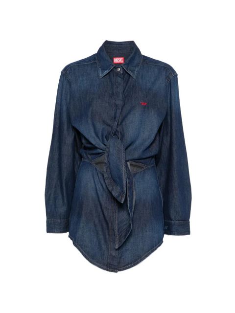 Diesel tie-front dress - Blue - zdjęcie produktu nr 1