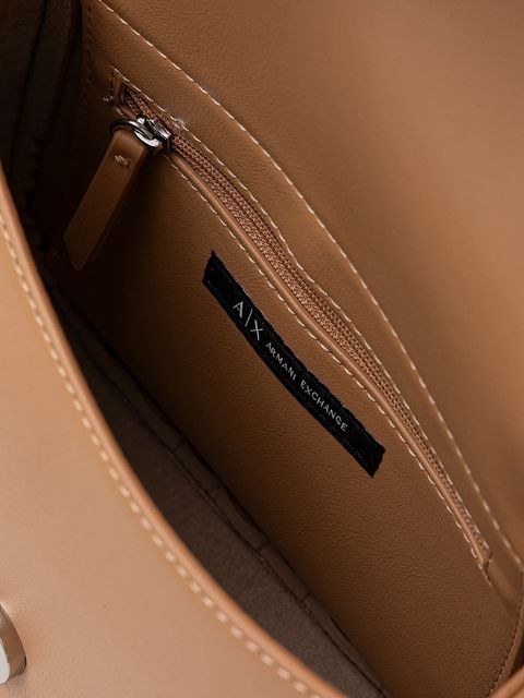 Armani Exchange torebka kolor brązowy XW000401 AF13687