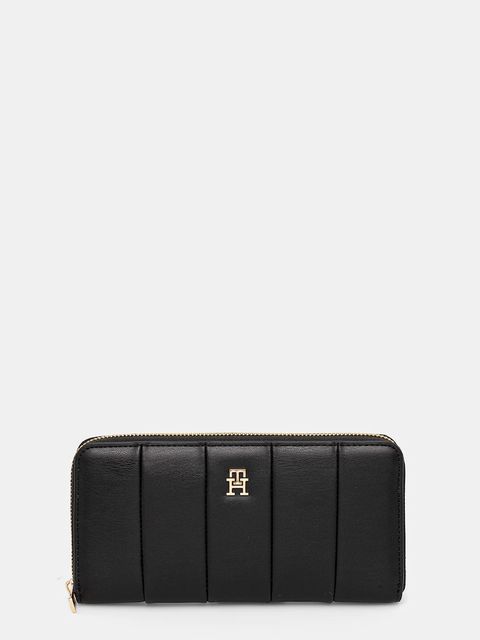 Tommy Hilfiger portfel damski kolor czarny AW0AW17747 - zdjęcie produktu nr 1