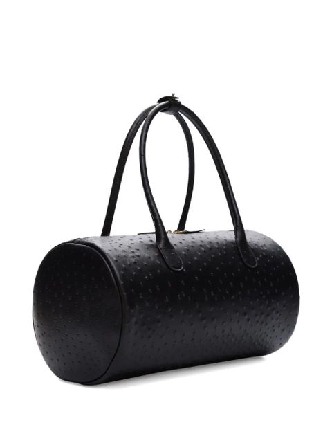 LouLou de Saison Alister leather tote bag - Black