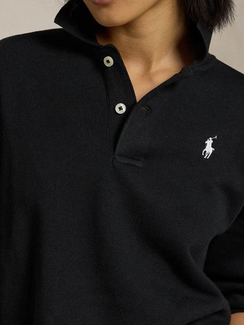 Polo Ralph Lauren bluza damska kolor czarny gładka 211947966