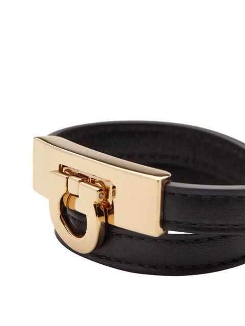 Ferragamo Gancini double twist bracelet - Black - zdjęcie produktu nr 2