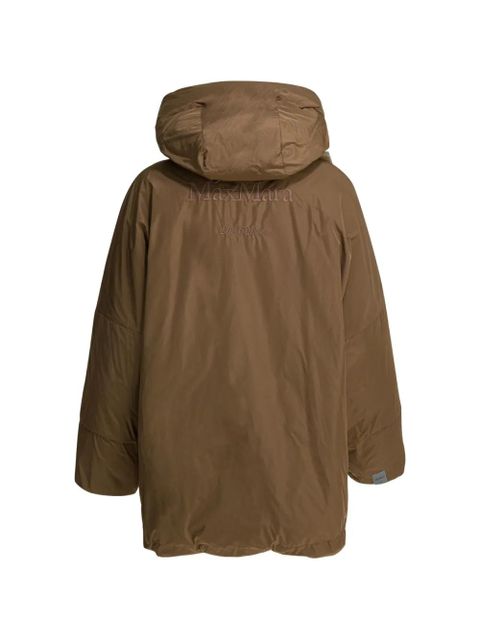 Max Mara hooded puffer coat - Brown