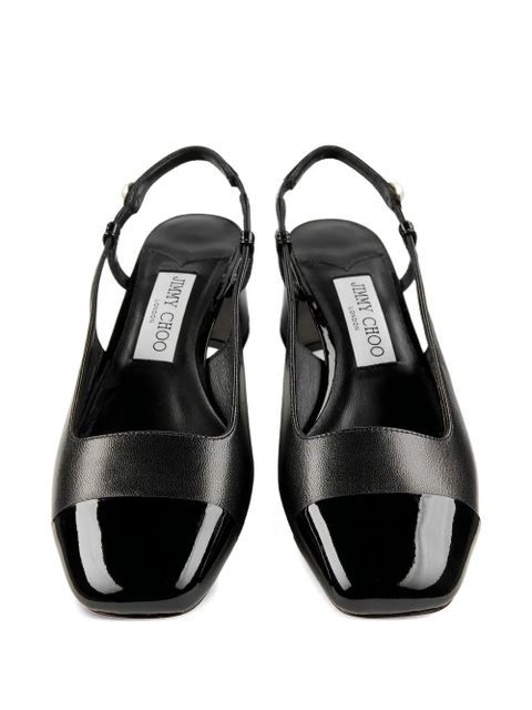 Jimmy Choo 45mm Elisa sling-back pumps - Black