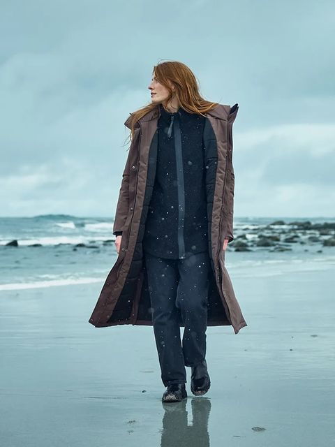 Didriksons kurtka przeciwdeszczowa MELODY kolor brązowy przejściowa 505851