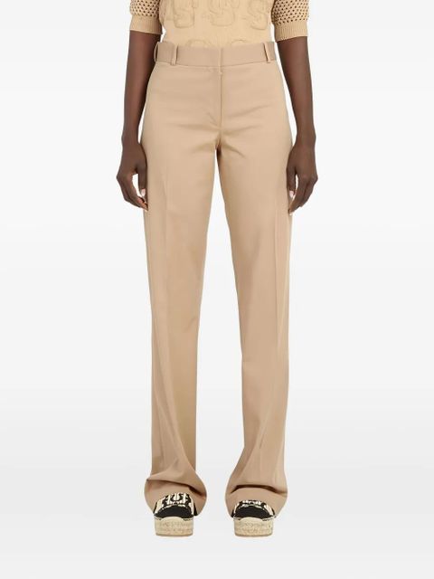 Ferragamo straight-leg cotton trousers - Neutrals - zdjęcie produktu nr 2