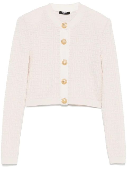 Balmain PB Labyrinth cardigan - Pink - zdjęcie produktu nr 1