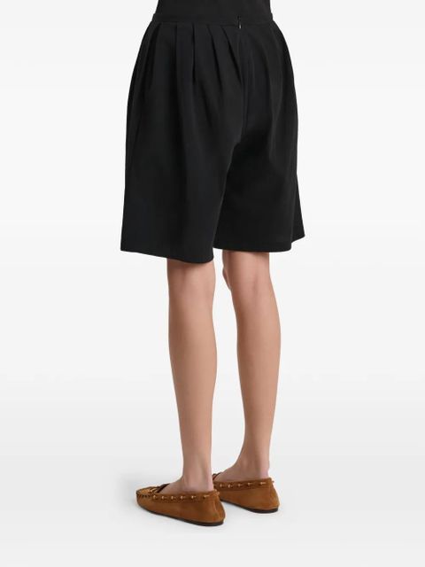 KHAITE cotton shorts - Black