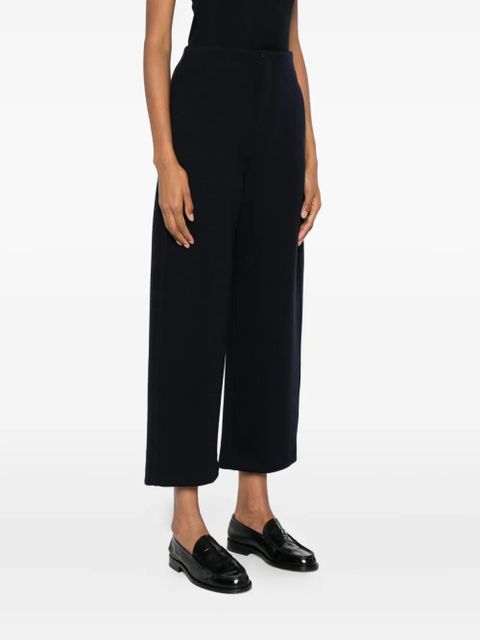Max Mara cropped high-waisted trousers - Black