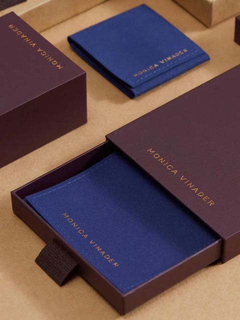 Monica Vinader Lotus Amazonite pendant charm - Gold