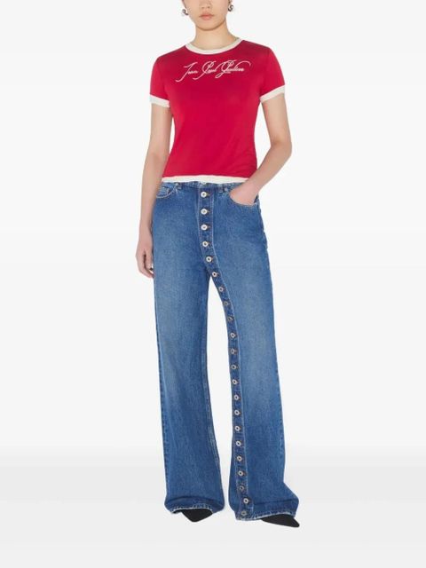 Jean Paul Gaultier logo-embroidered T-shirt - zdjęcie produktu nr 2