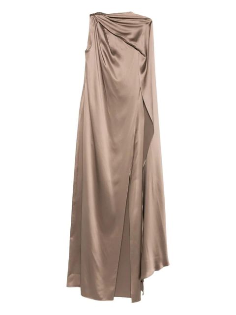 Max Mara draped maxi dress - Neutrals - zdjęcie produktu nr 1