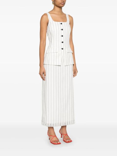 Simkhai Xandria midi dress - White