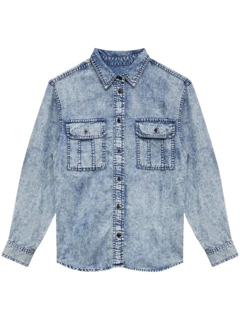 MARANT ÉTOILE Tahisia button-up denim shirt - Blue - zdjęcie produktu nr 1