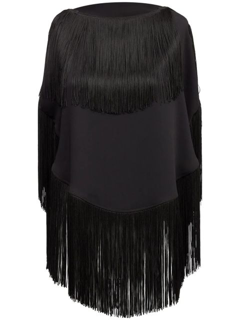 MM6 Maison Margiela fringed top - Black - zdjęcie produktu nr 1