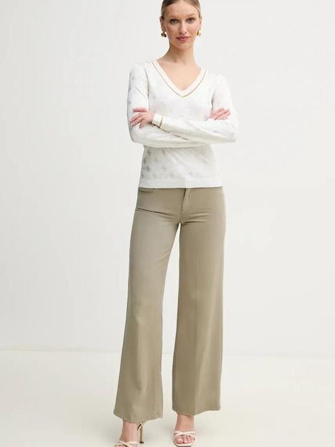 Guess sweter ROSIE damski kolor beżowy lekki W5GR07 Z3D60 - zdjęcie produktu nr 2