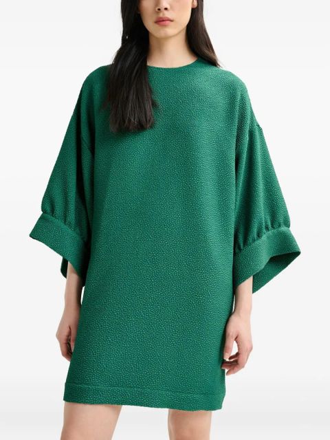 Essentiel Antwerp dot-pattern crew-neck mini dress - Green