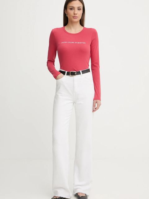United Colors of Benetton longsleeve bawełniany - zdjęcie produktu nr 2