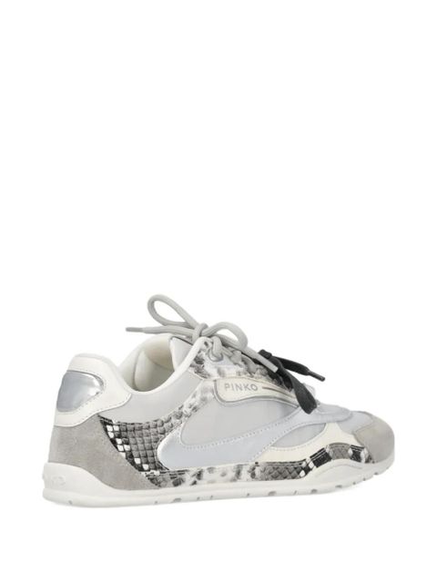 PINKO logo lace-up sneakers - Grey - zdjęcie produktu nr 2