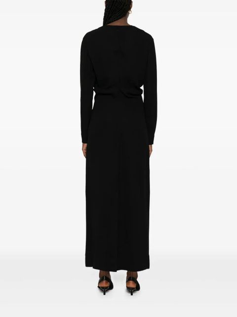 TOTEME slouch-waist maxi dress - Black