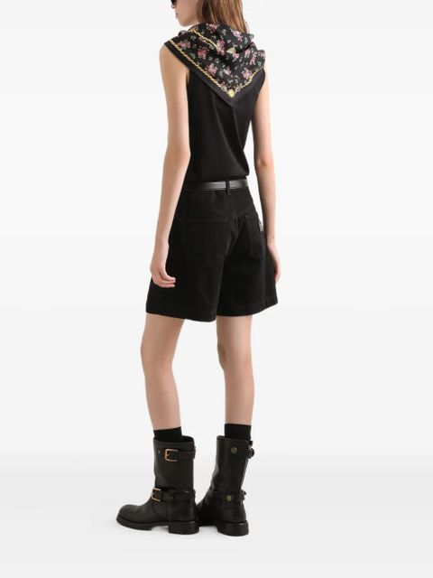 Dolce & Gabbana logo-embroidered tank top - Black